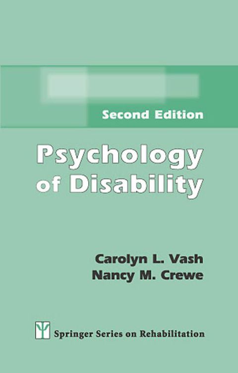 Cover image for book Psychology of Disability