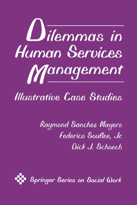 Cover image for book Dilemmas in Human Services Management