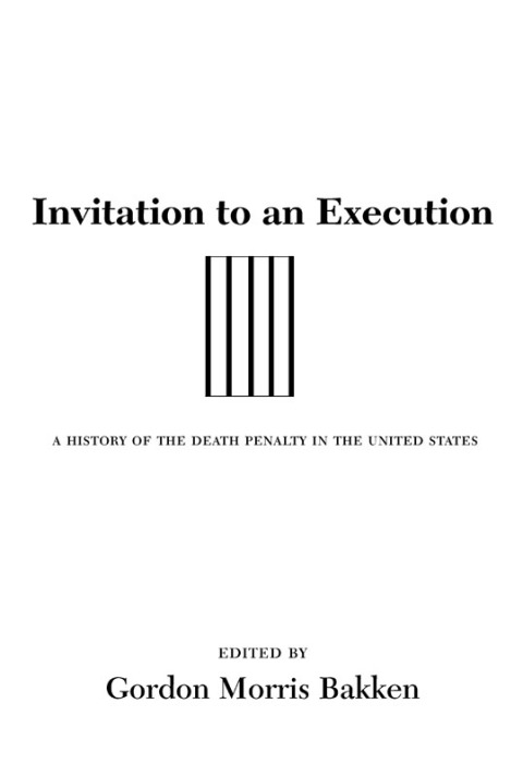 Cover image for book Invitation to an Execution