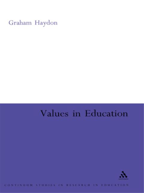 Cover image for book Values in Education