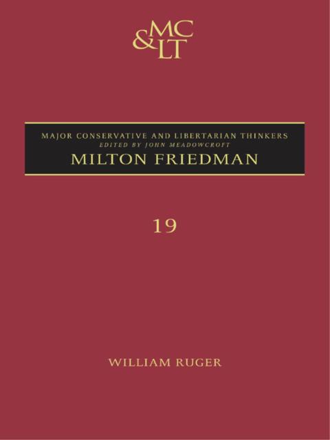 Cover image for book Milton Friedman