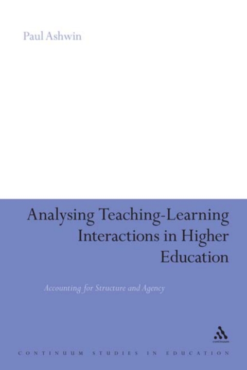 Analysing Teaching-Learning Interactions in Higher Education 