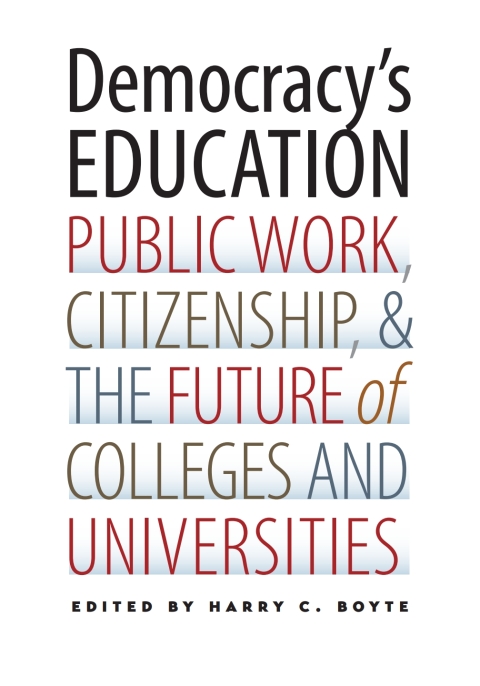 Cover image for book Democracy's Education