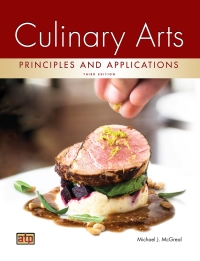 Cover image: Culinary Arts Principles and Applications 3rd edition 9780826942579