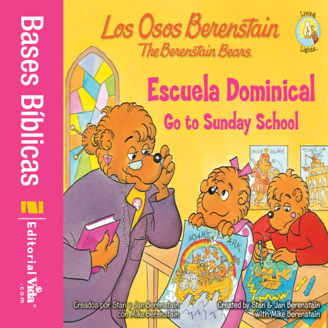 Cover image for book Los Osos Berenstain van a la escuela dominical / Go to Sunday School