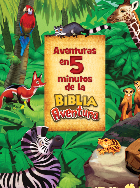 Cover image for book Aventuras en 5 minutos de la Biblia Aventura