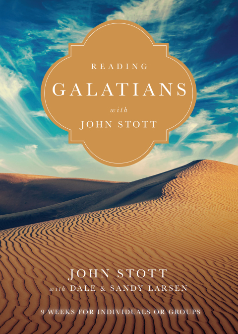 Cover image for book Reading Galatians with John Stott