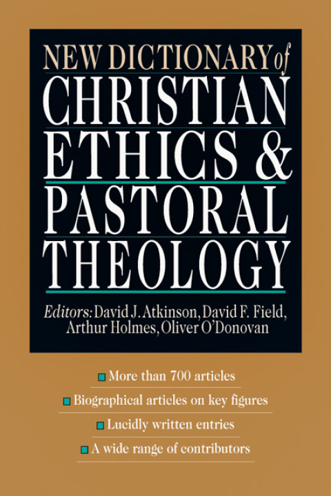 Cover image for book New Dictionary of Christian Ethics & Pastoral Theology