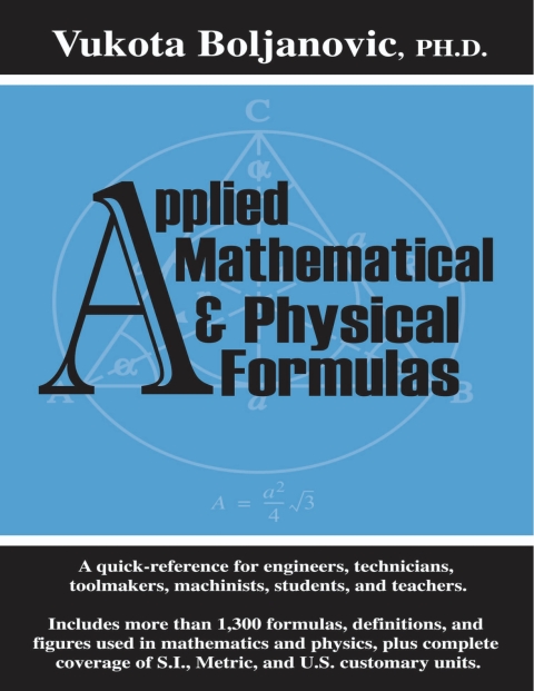 Cover image for book Applied Mathematical and Physical Formulas Pocket Reference