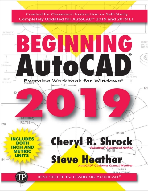 Cover image for book Beginning AutoCAD® 2019 Exercise Workbook