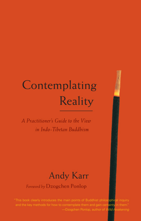 Cover image for book Contemplating Reality