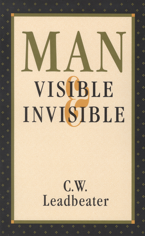 Cover image for book Man, Visible and Invisible