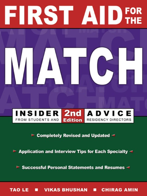 Cover image for book First Aid for the Match