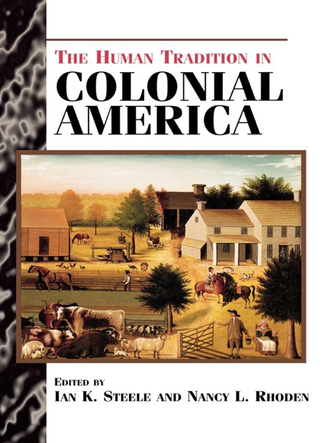 Cover image for book The Human Tradition in Colonial America