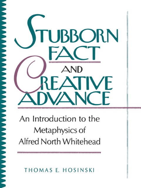 Cover image for book Stubborn Fact and Creative Advance