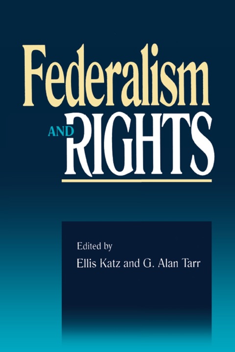 Cover image for book Federalism and Rights