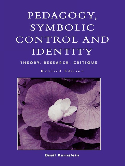 Cover image for book Pedagogy, Symbolic Control, and Identity