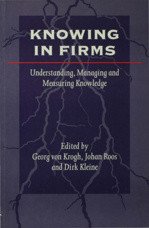 Cover image for book Knowing in Firms