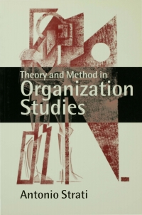 Cover image: Theory and Method in Organization Studies 1st edition 9780761964025