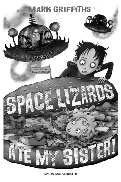 Cover image for book Space Lizards Ate My Sister!