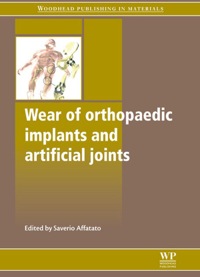 Cover image: Wear of Orthopaedic Implants and Artificial Joints 9780857091284