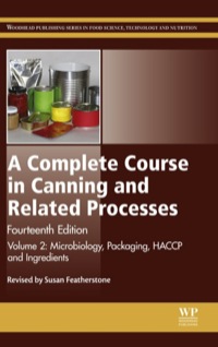 Cover image: A Complete Course in Canning and Related Processes: Volume 2 Microbiology, Packaging, HACCP and Ingredients 14th edition 9780857096784