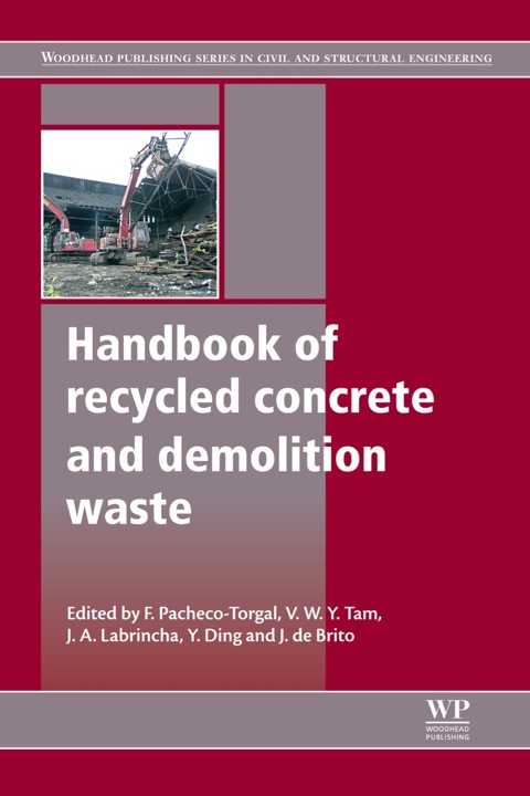 Cover image for book Handbook of Recycled Concrete and Demolition Waste