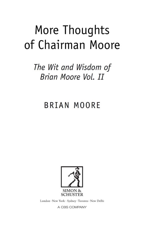 Cover image for book More Thoughts of Chairman Moore