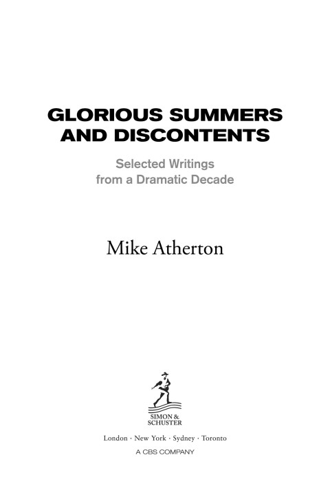 Cover image for book Glorious Summers and Discontents