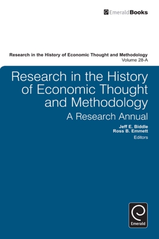 Research in the History of Economic Thought and Methodology