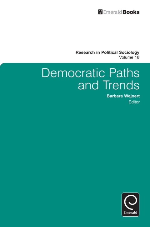Cover image for book Democratic Paths and Trends