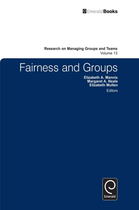 Cover image for book Fairness and Groups