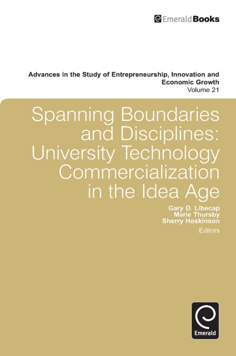 Cover image for book Spanning Boundaries and Disciplines