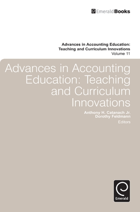 Cover image for book Advances in Accounting Education