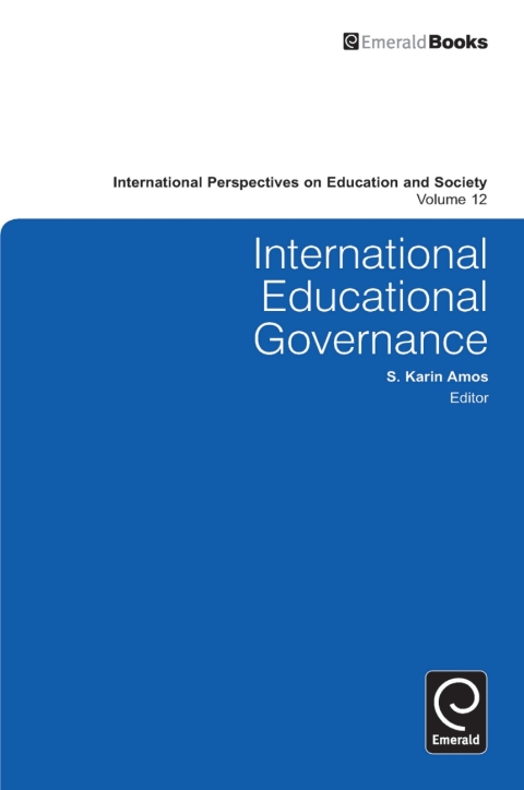 Cover image for book International Education Governance