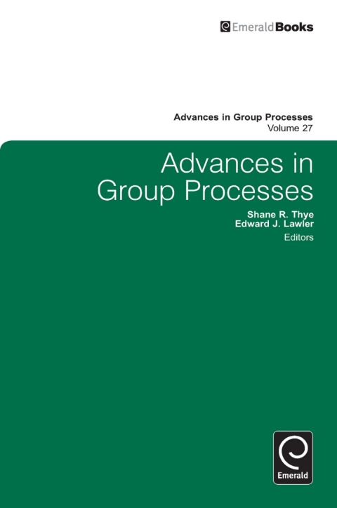 Advances in Group Processes 