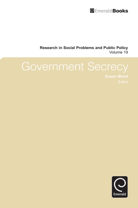 Cover image for book Government Secrecy