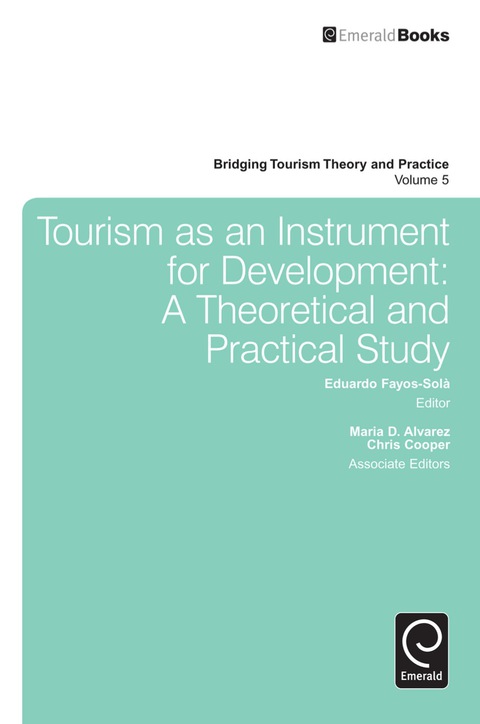 Cover image for book Tourism as an Instrument for Development