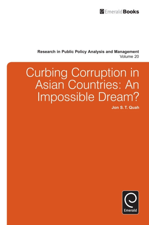 Cover image for book Curbing Corruption in Asian Countries