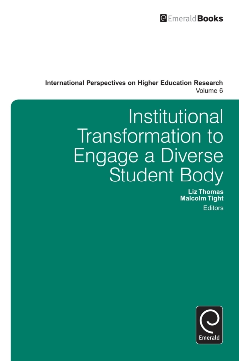 Cover image for book Institutional Transformation To Engage A Diverse Student Body
