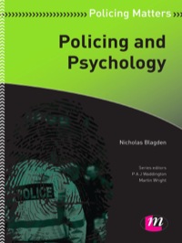 Cover image: Policing and Psychology 1st edition 9780857254658