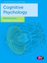 Cover image: Cognitive Psychology 1st edition 9780857255228