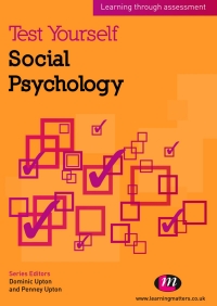 Cover image: Test Yourself: Social Psychology 1st edition 9780857256539