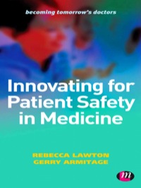 Cover image: Innovating for Patient Safety in Medicine 1st edition 9780857258649