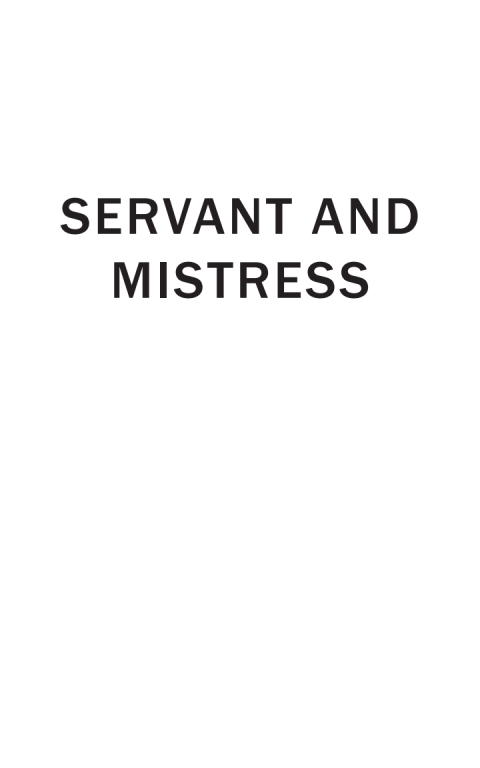 Cover image for book Servant and Mistress