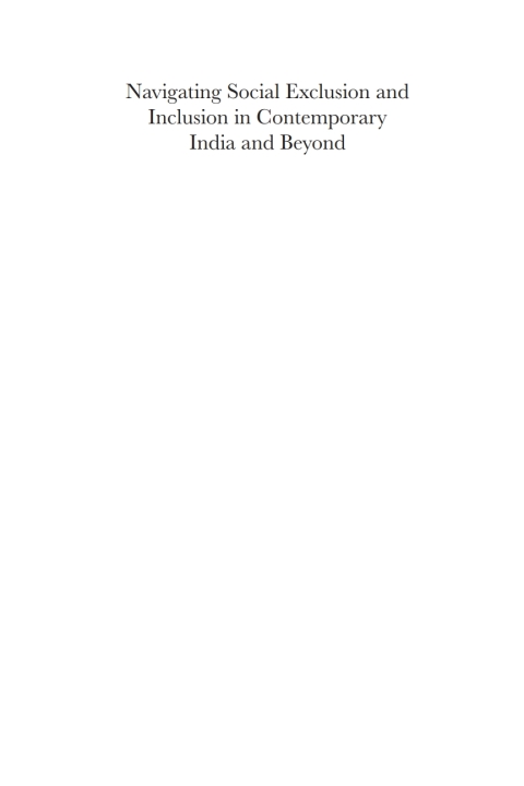 Cover image for book Navigating Social Exclusion and Inclusion in Contemporary India and Beyond