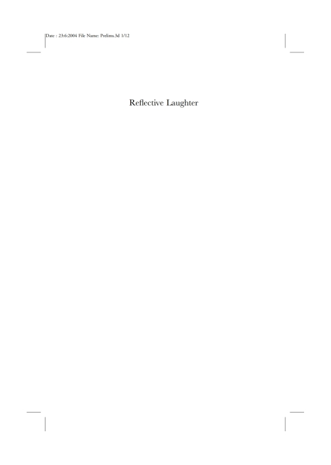 Cover image for book Reflective Laughter