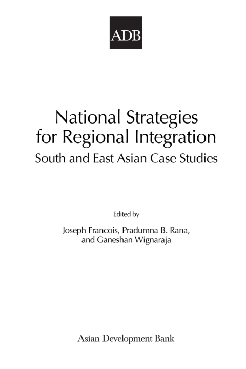 Cover image for book National Strategies for Regional Integration