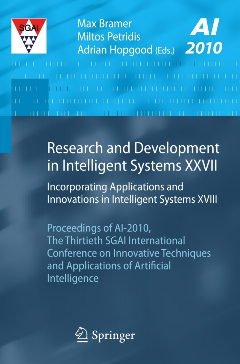 Cover image for book Research and Development in Intelligent Systems XXVII