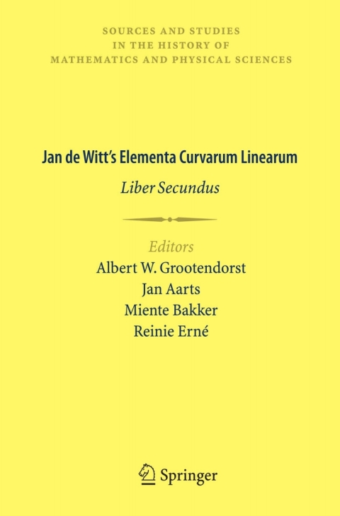 Cover image for book Jan de Witt’s Elementa Curvarum Linearum